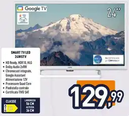 Unieuro ioplee SMART TV LED 24WGTV offerta