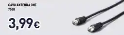 Unieuro Cavo antenna 3MT 75dB offerta