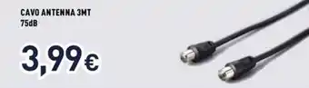Cavo antenna 3MT 75dB