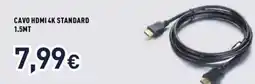 Unieuro CAVO HDMI 4K STANDARD 1.5MT offerta