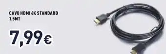 CAVO HDMI 4K STANDARD 1.5MT