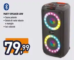 Unieuro ioplee PARTY SPEAKER 40W offerta