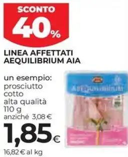 Coop Linea affettati aequilibrium AIA offerta