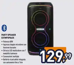 Unieuro ioplee PARTY SPEAKER EXTMPSPK635 offerta