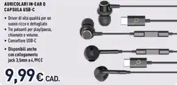 Unieuro Ioplee auricolari in-ear o capsula usb-c offerta