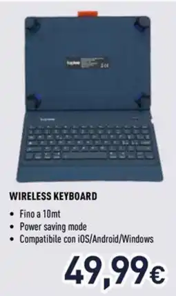 Unieuro Ioplee wireless keyboard offerta
