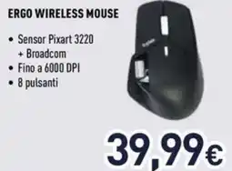 Unieuro Ioplee ergo wireless mouse offerta