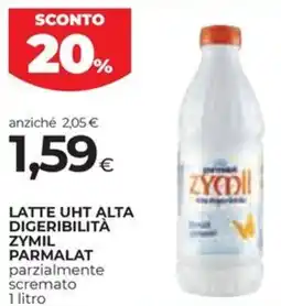 Coop Latte uht alta digeribilità zymil PARMALAT offerta