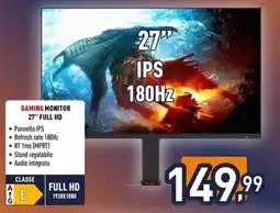 Unieuro ioplee GAMING MONITOR 27" FULL HD offerta