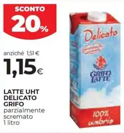 Coop Latte uht delicato GRIFO offerta