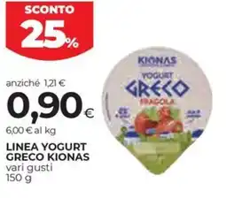 Coop Linea yogurt greco KIONAS offerta