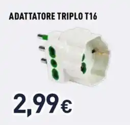 Unieuro Adattatore triplo T16 offerta