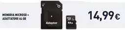 Unieuro Ioplee memoria microsd + adattatore 64 GB offerta