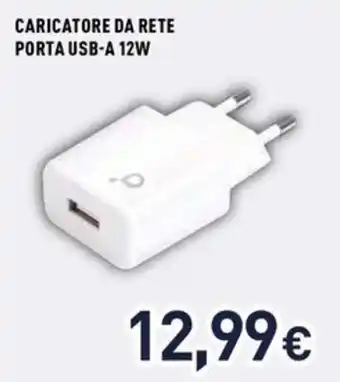 Ioplee caricatore da rete porta usb-a 12W