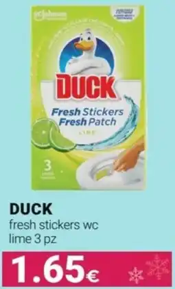 Tigotà DUCK fresh stickers wC lime 3 pz offerta