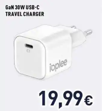 Unieuro Ioplee gan 30W usb-c travel charger offerta