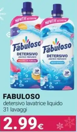 Tigotà FABULOSO detersivo lavatrice liquido offerta