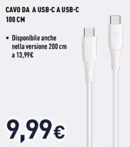 Unieuro Ioplee cavo da a usb-c a usb-c 100 cm offerta