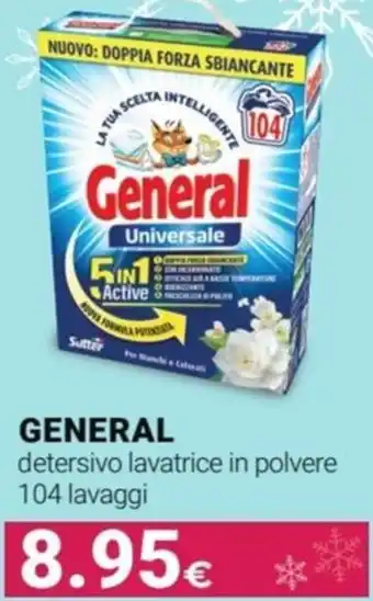 GENERAL detersivo lavatrice in polvere