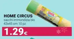 Tigotà HOME CIRCUS sacchi immondizia bio 43x45 cm 10 pz offerta