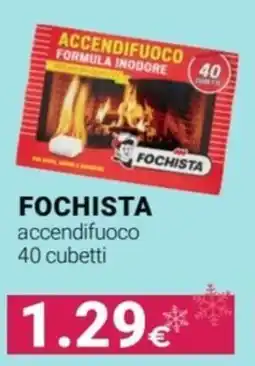 Tigotà FOCHISTA accendifuoco 40 cubetti offerta