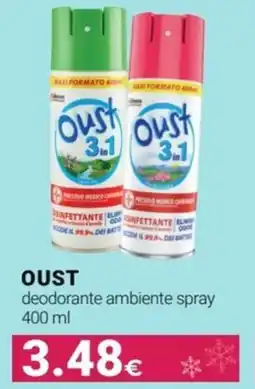 Tigotà OUST deodorante ambiente spray offerta