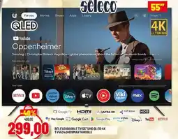 Risparmio Casa SELECO GOOGLE TV 55UHD QLED 4K TV55240HDSMARTGOOGLE offerta