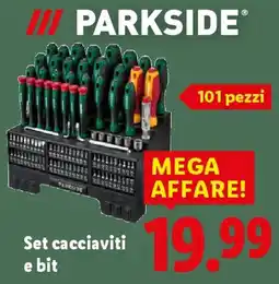 Lidl Set cacciaviti e bit offerta