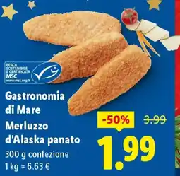 Lidl Gastronomia di Mare Merluzzo offerta