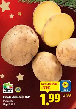 Lidl Patate della Sila IGP offerta
