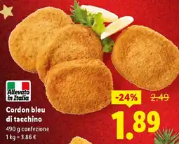 Lidl Cordon bleu di tacchino offerta