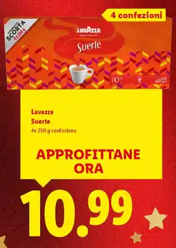 Lidl Lavazza Suerte offerta