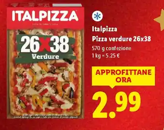 Italpizza Pizza verdure 26x38
