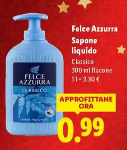 Lidl Felce Azzurra Sapone liquido offerta