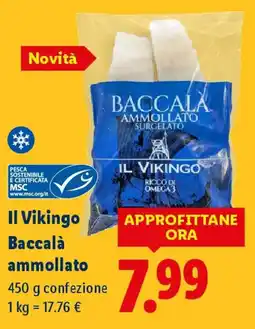Lidl Il Vikingo Baccalà ammollato offerta