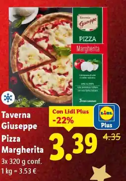 Lidl Taverna Giuseppe Pizza Margherita offerta
