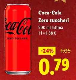 Lidl Coca-Cola Zero zuccheri offerta
