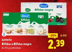 Lidl Latteria Bifidus o Bifidus magro offerta