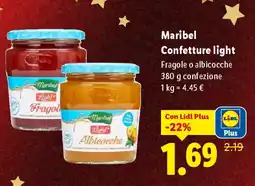 Lidl Maribel Confetture light offerta