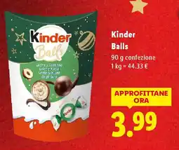 Lidl Kinder Balls offerta