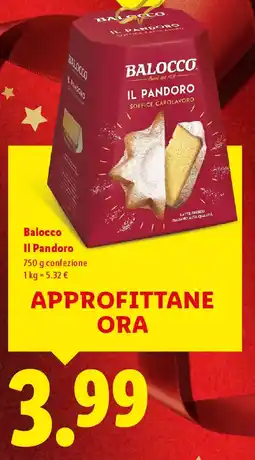 Lidl Balocco Il Pandoro offerta