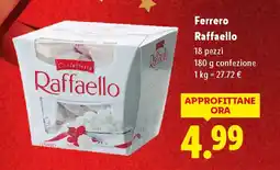 Lidl Ferrero Raffaello offerta