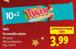 Lidl Twix Caramello salato offerta
