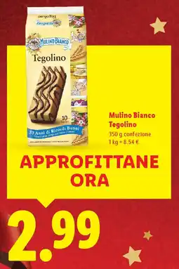Lidl Mulino Bianco Tegolino offerta