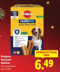 Lidl Pedigree Dentastix Medium offerta