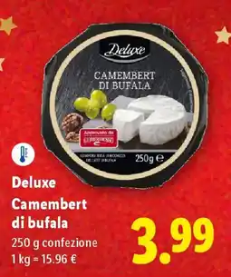 Lidl Deluxe Camembert di bufala offerta