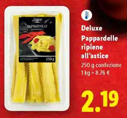 Lidl Deluxe Pappardelle ripiene all'astice offerta