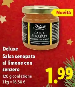 Lidl Deluxe Salsa senapata al limone con zenzero offerta