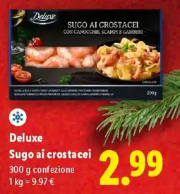 Lidl Deluxe Sugo ai crostacei offerta