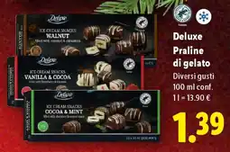 Lidl Deluxe Praline di gelato offerta